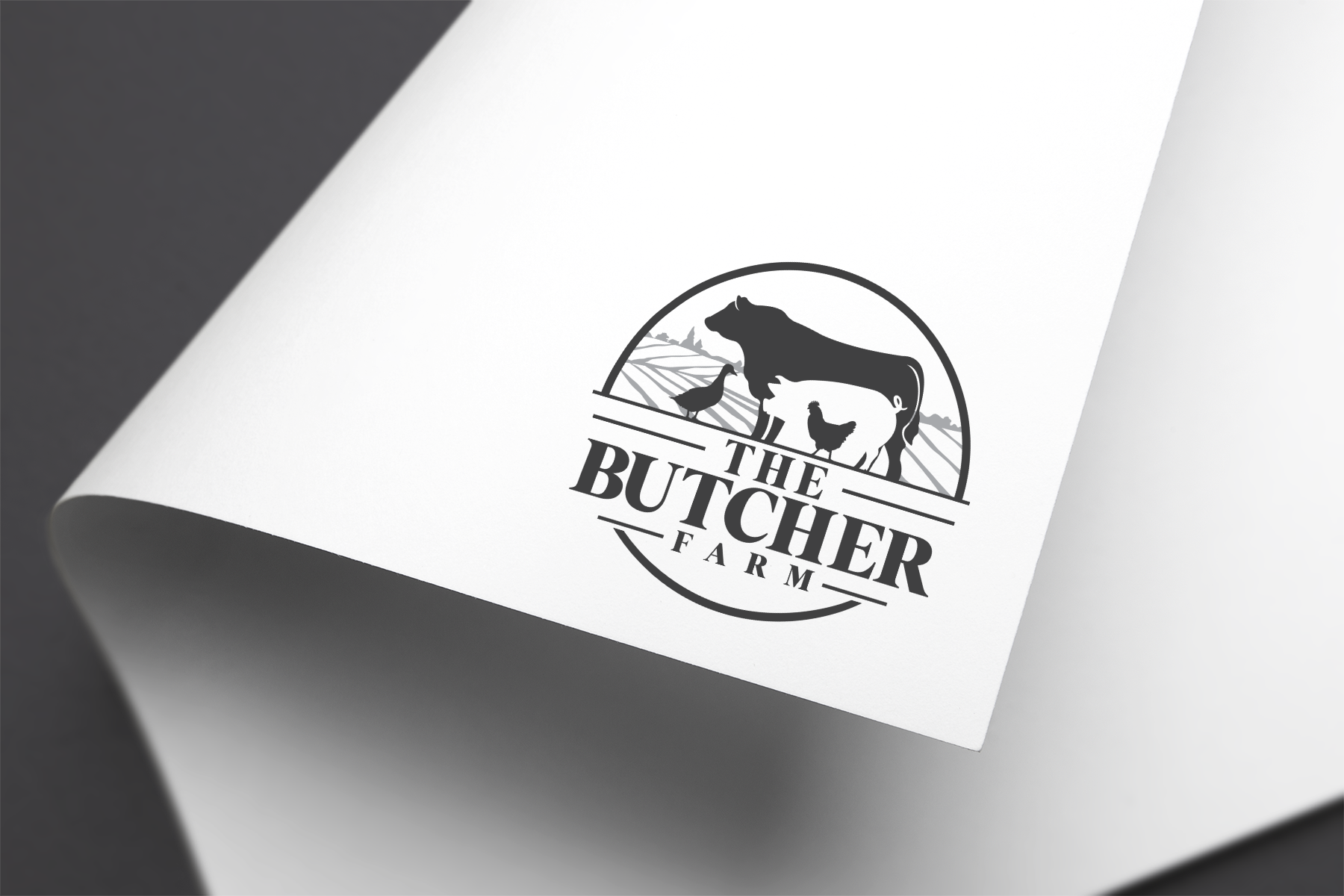 Logo Design by gauravgraphy for the Butcher Farm | Design #29215036