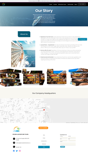 Web Design by ELAMANTS for Fly Away Vacations | Design #29553122