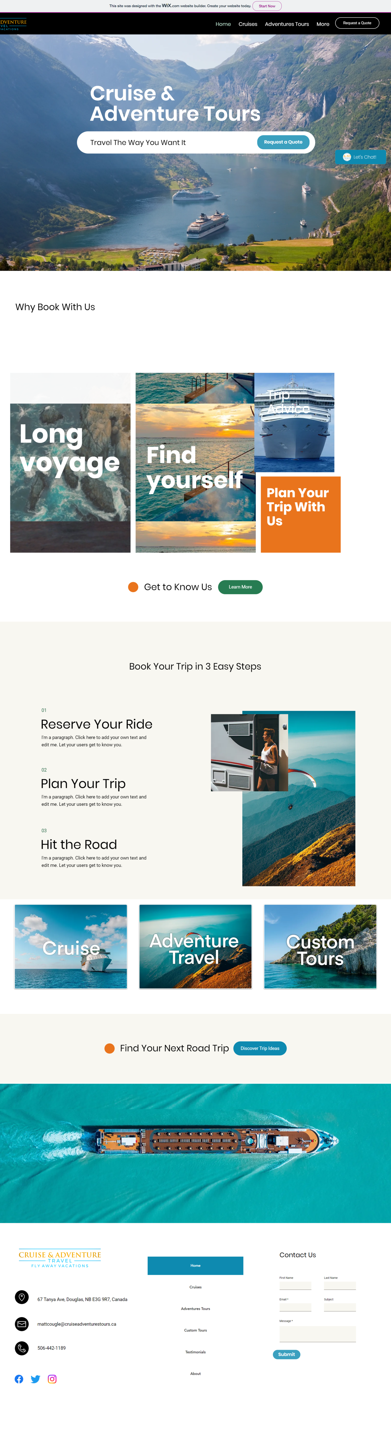 Web Design by ELAMANTS for Fly Away Vacations | Design #29582328