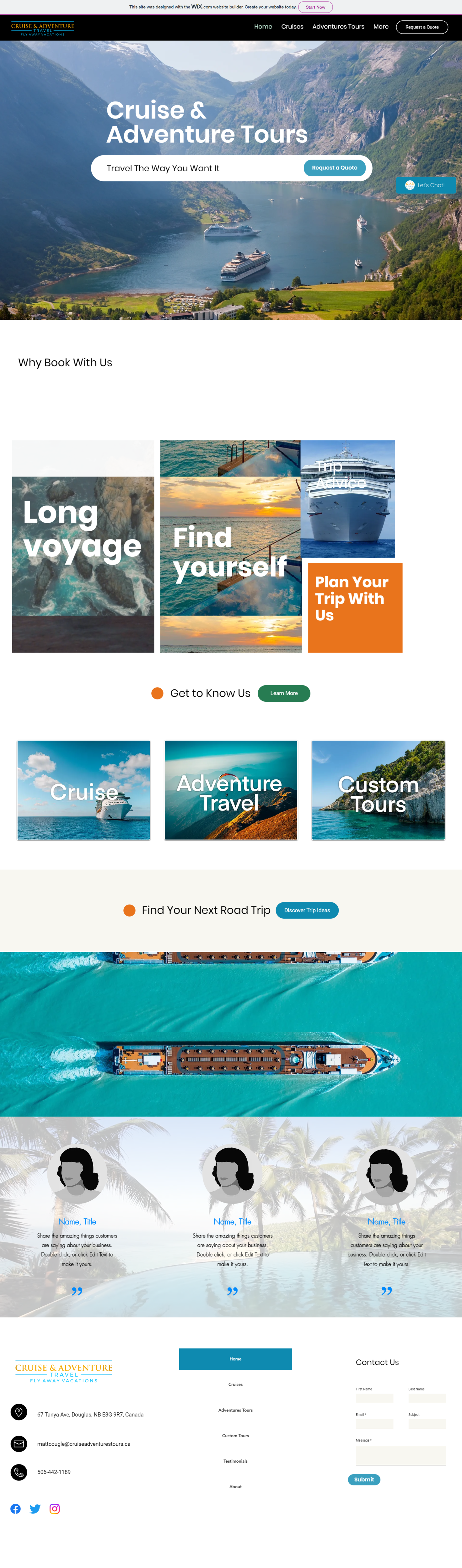 Web Design by ELAMANTS for Fly Away Vacations | Design #29584943