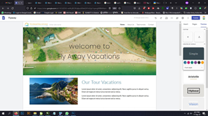 Diseño Web por INDIAN_Ashok para Fly Away Vacations | Diseño: #29216176