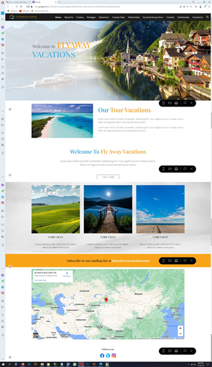 Web Design by INDIAN_Ashok for Fly Away Vacations | Design: #29339758