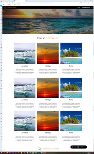 Web Design by INDIAN_Ashok for Fly Away Vacations | Design: #29509027