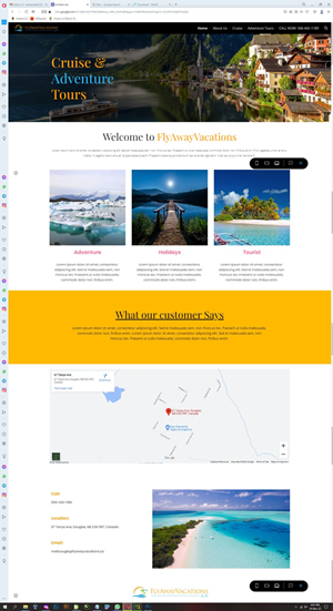 Web Design by INDIAN_Ashok for Fly Away Vacations | Design: #29534076