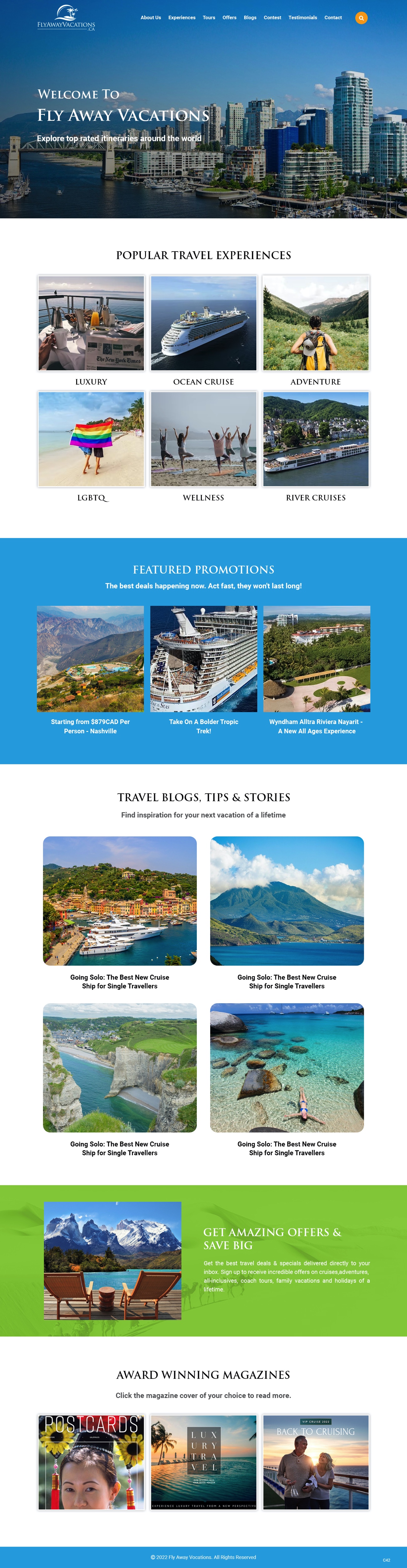 Web-Design von pb für Fly Away Vacations | Design #29217660