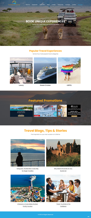 Web Design by pb for Fly Away Vacations | Design: #29217661
