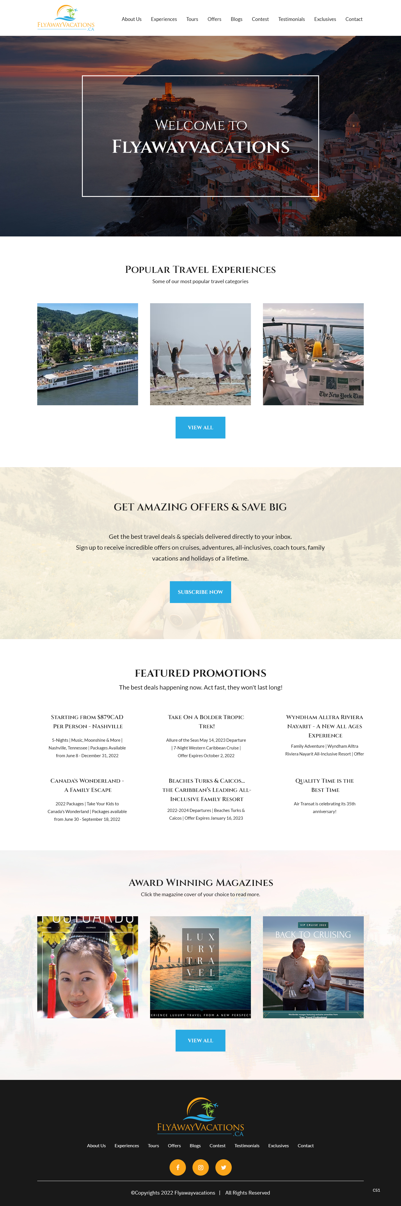 Diseño Web por pb para Fly Away Vacations | Diseño #29217668