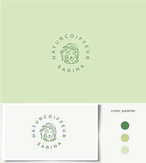 Naturcoiffeur Sarina | Logo Design by Birdcage