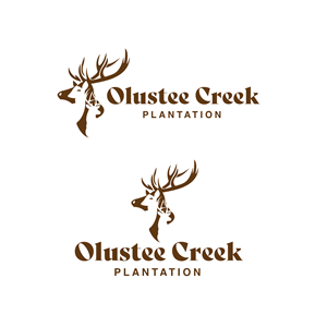 Olustee Creek Plantation or Flooded Timber Plantation | Logo Design by Dennis Jackson Design