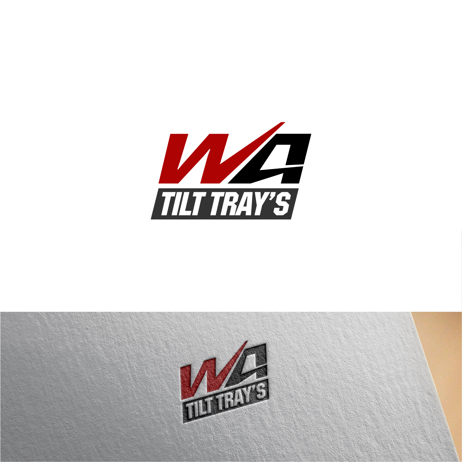 Logo-Design von Arham Hidayat für WA Tilt Trays | Design #29240677