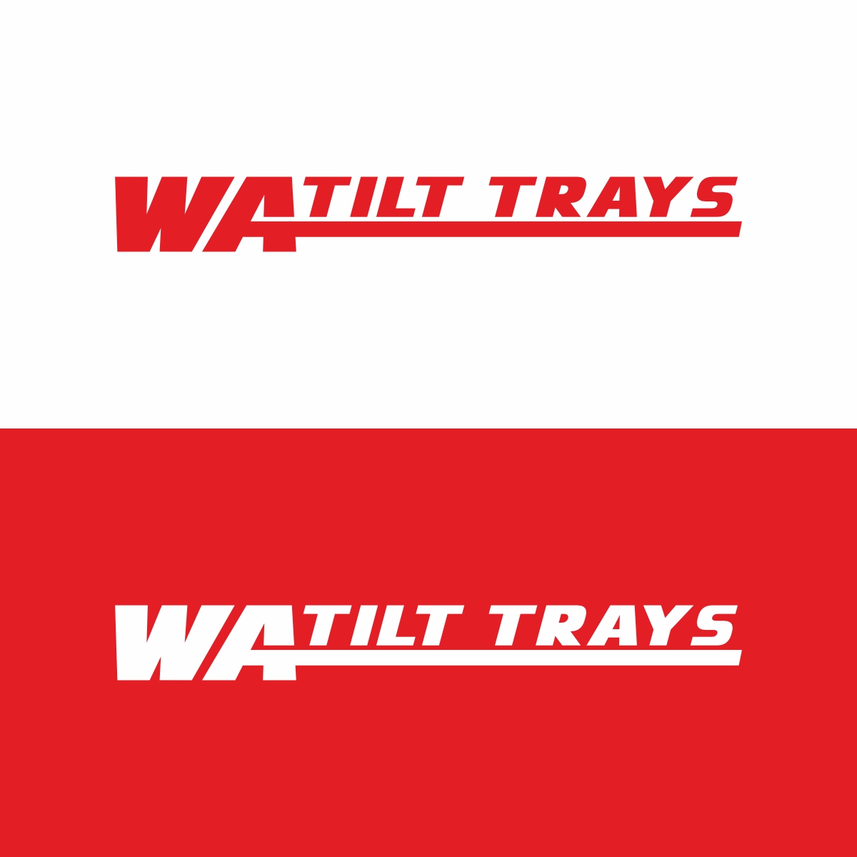 Diseño de Logo por Ashani Bhattacharya para WA Tilt Trays | Diseño #29223530