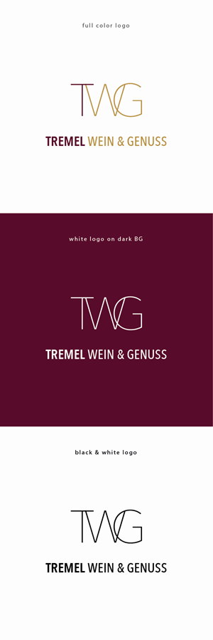 Logo Design by Lammy for Tremel Wein & Genuss | Design: #29219495