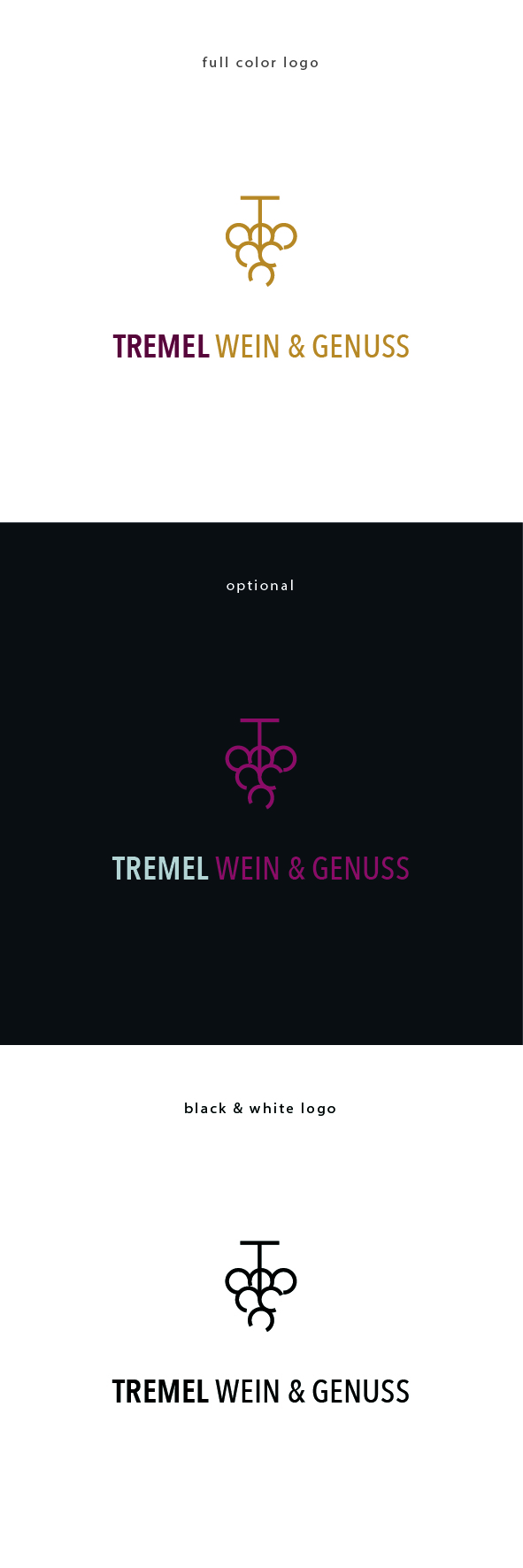 Diseño de Logo por Lammy para Tremel Wein & Genuss | Diseño #29219617