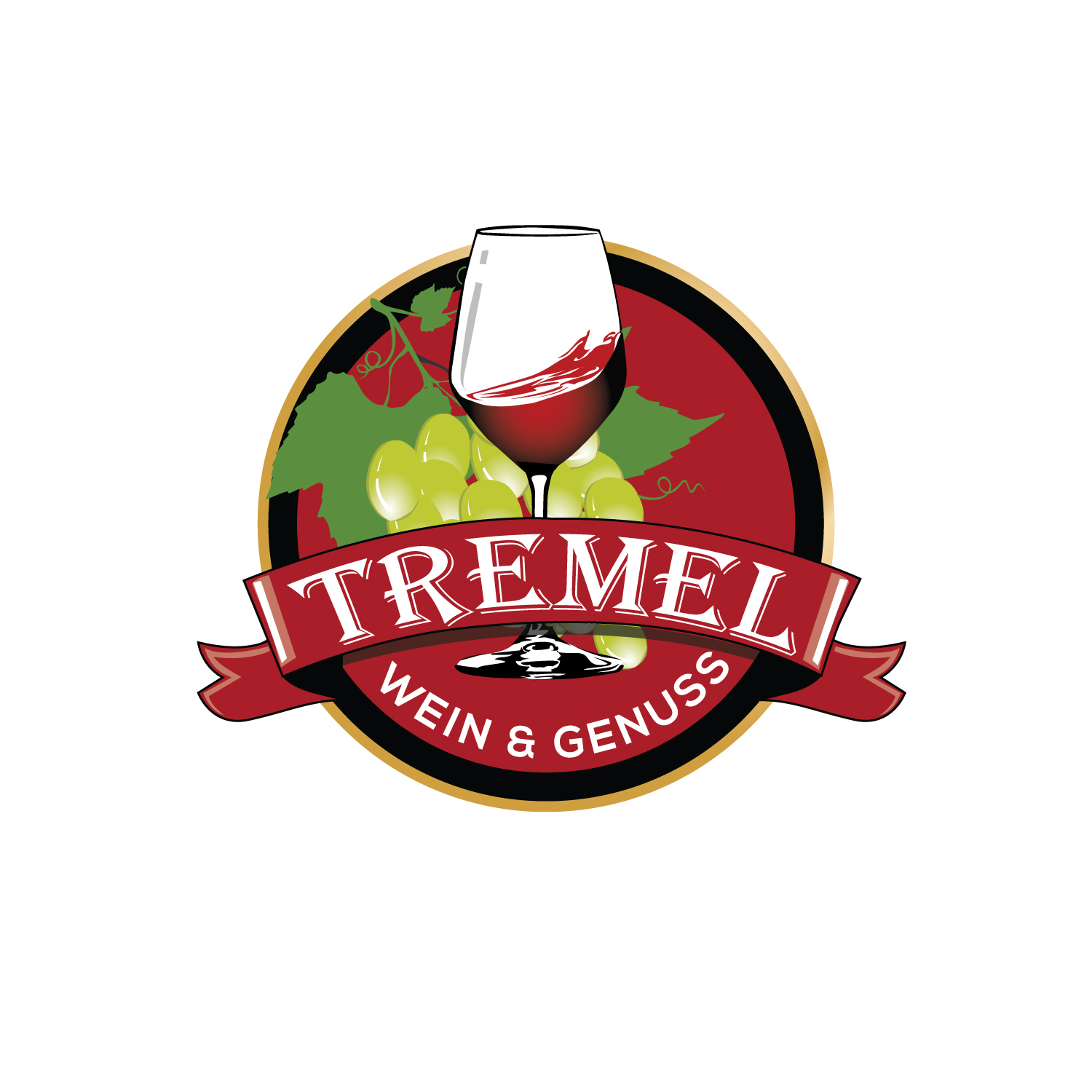Logo Design by GODDREAMCREATION for Tremel Wein & Genuss | Design #29219211