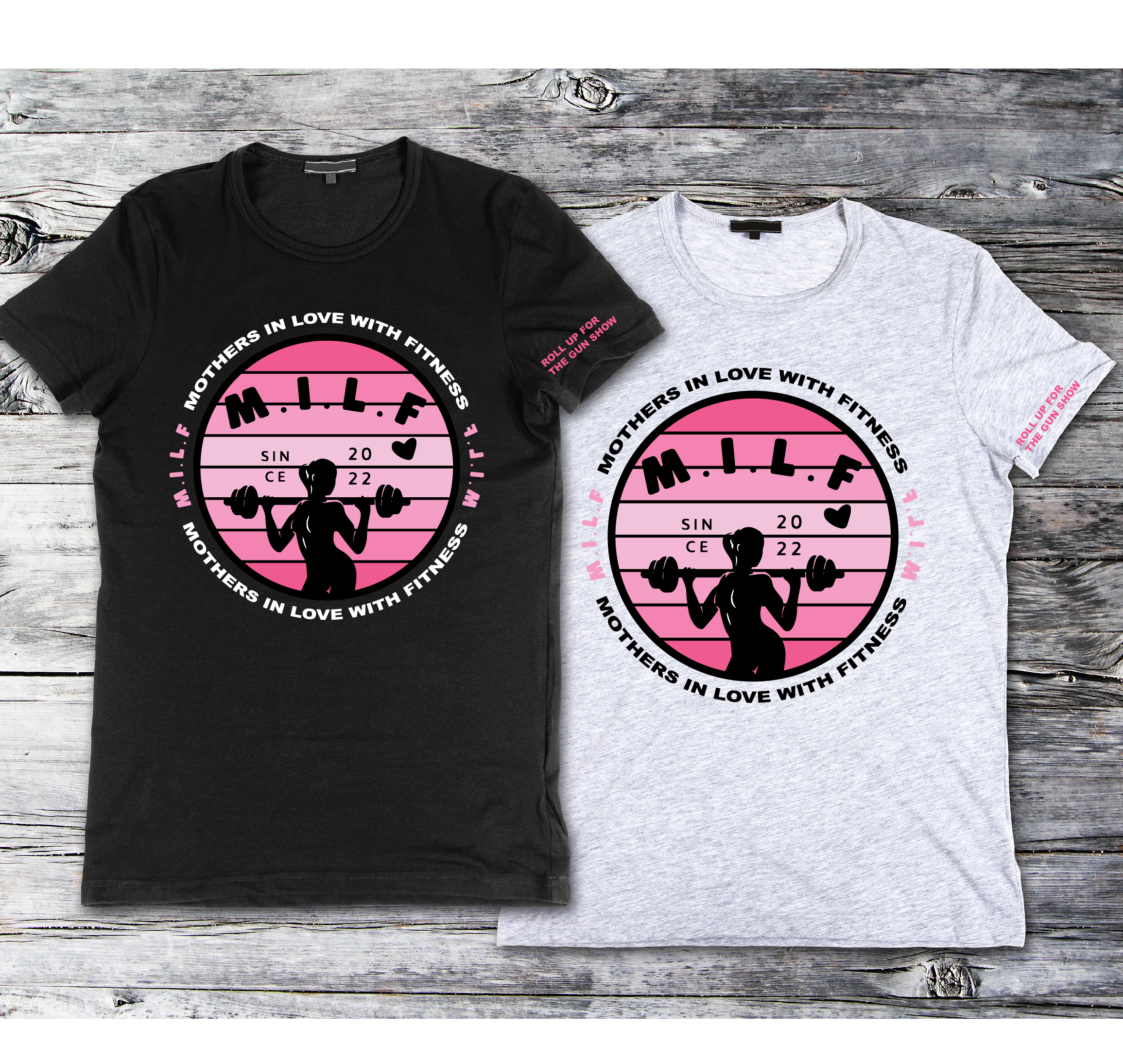 Diseño de Camiseta por dan86 para Milf fitness  | Diseño #29218103