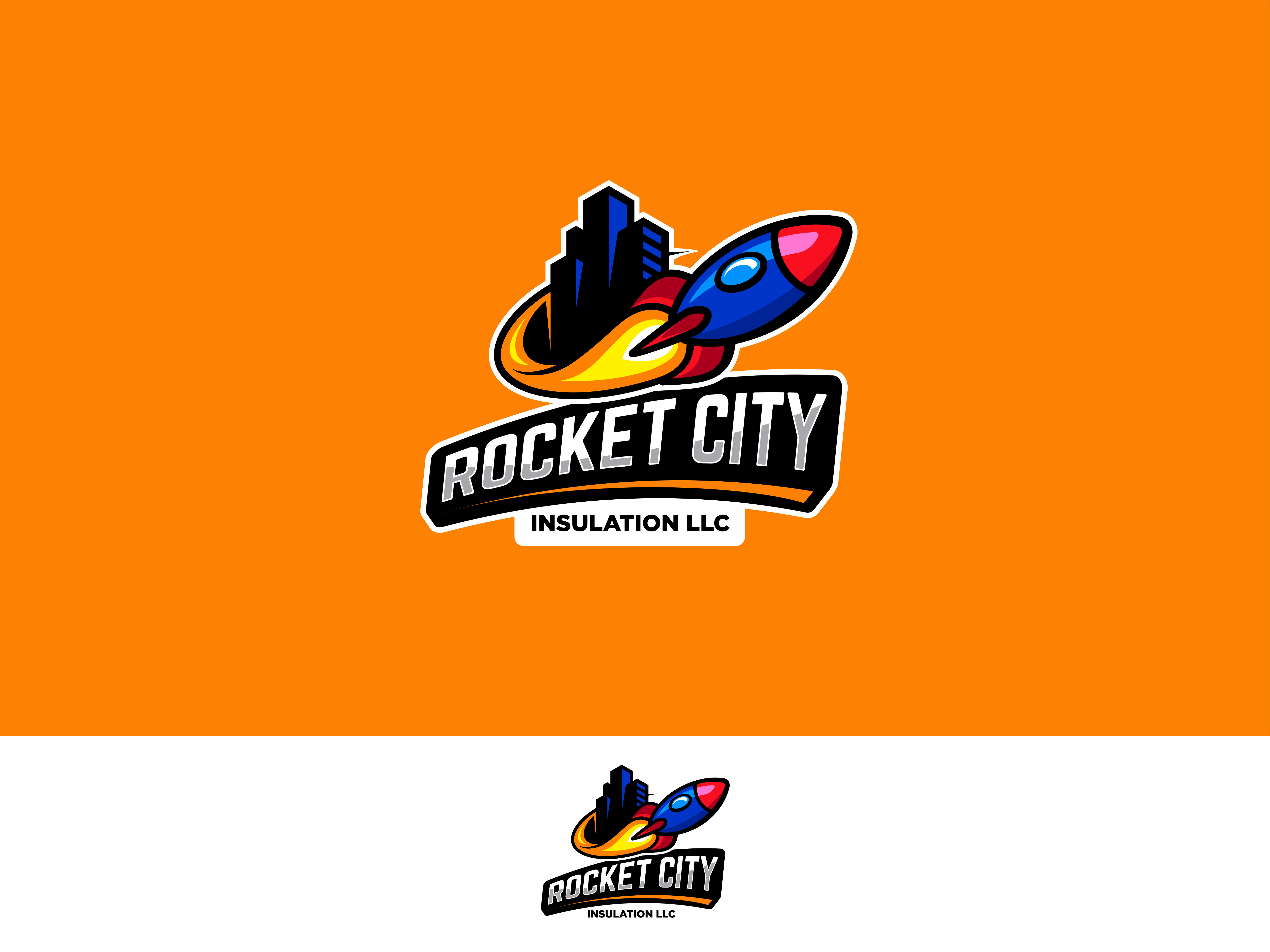 Logo-Design von ArtTank für Rocket City Insulation LLC  | Design #29218787