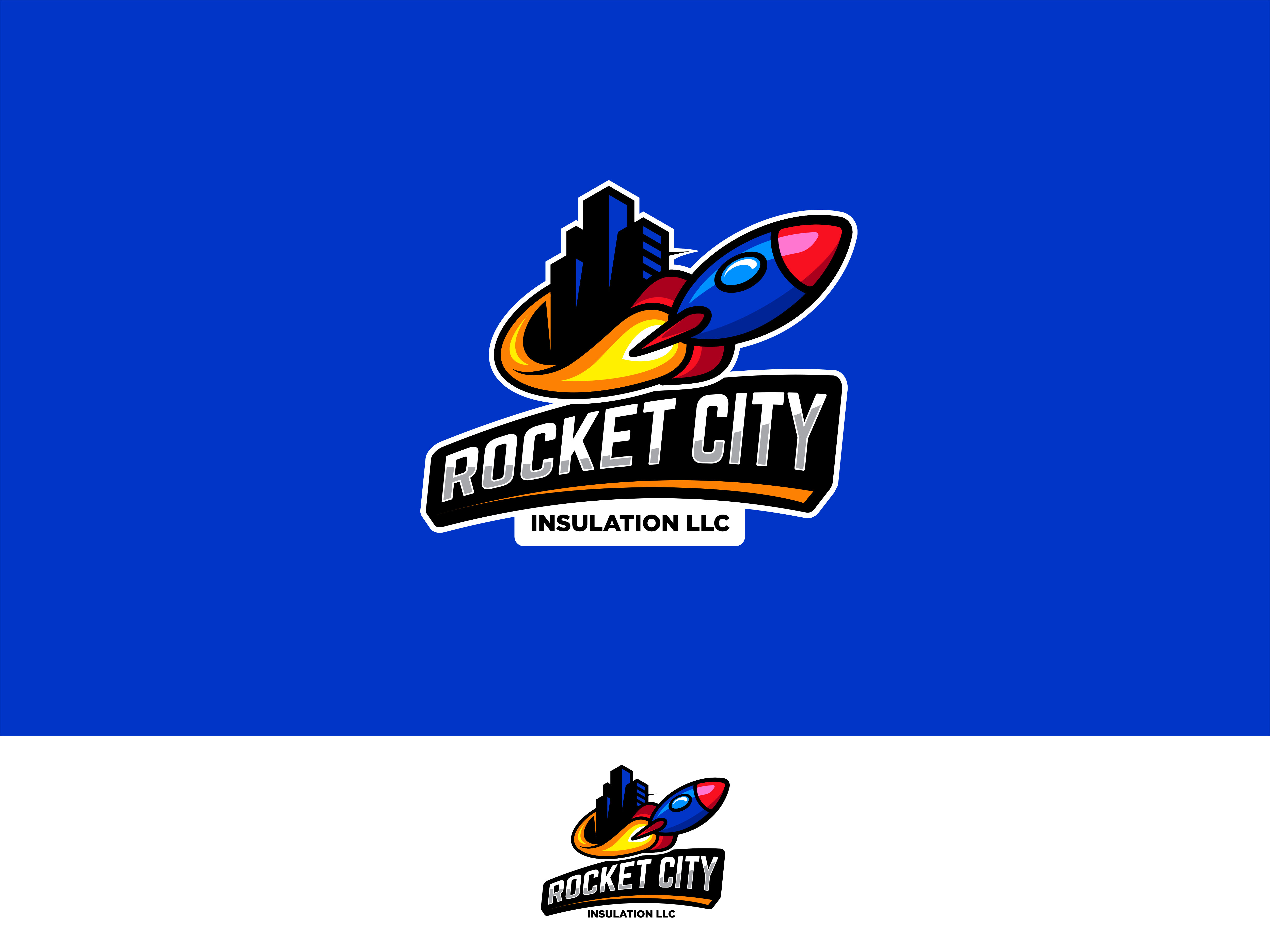 Logo Design by ArtTank for Rocket City Insulation LLC  | Design #29218788