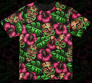 Tiki Style allover T-Shirt design | Diseño de Camiseta por MangKepweng