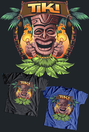 T-shirt Design by AVColor Design for Samba Cocktailbar | Design: #29223373