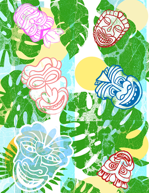 T-shirt Design by ioio for Samba Cocktailbar | Design: #29249013