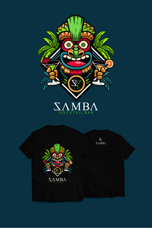 T-shirt Design by Lhey DC for Samba Cocktailbar | Design: #29228628