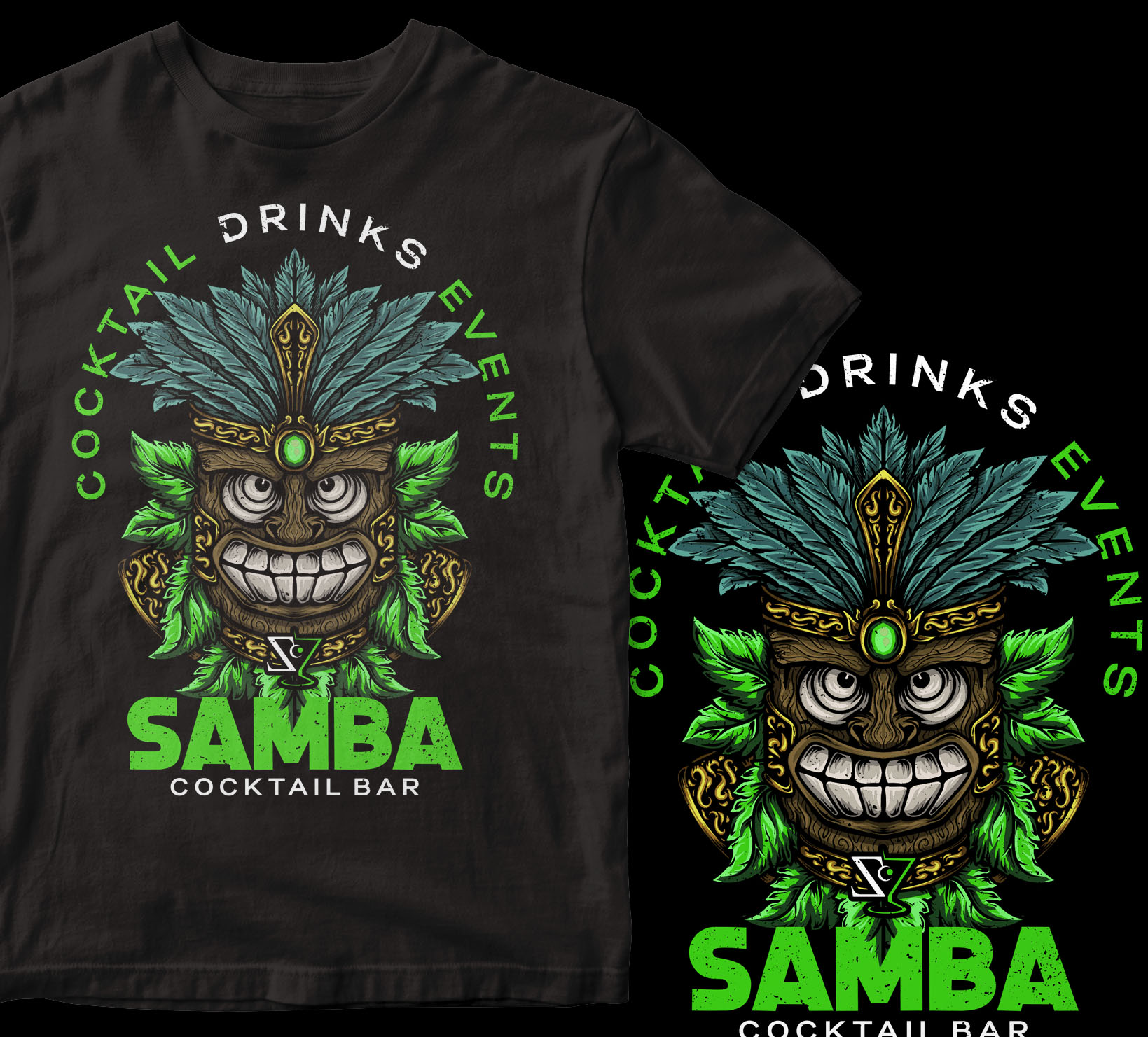 T-shirt Design by MangKepweng for Samba Cocktailbar | Design #29220220