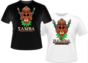 T-shirt Design by Nordic Designer for Samba Cocktailbar | Design: #29251077