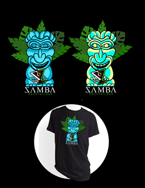 T-shirt Design by ioio for Samba Cocktailbar | Design: #29247377