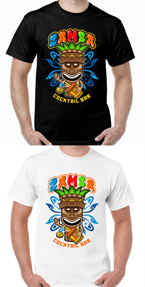 T-shirt Design by sam_reef for Samba Cocktailbar | Design: #29240200