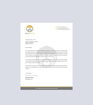 Stationery Design by Creations Box 2015 for this project | Design: #29247718
