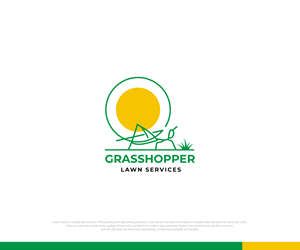 Grasshopper Lawn Services | Logo Design by ecorokerz