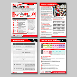 Item Change Management Brochure / FAQ | Diseño de Brochure por kousik