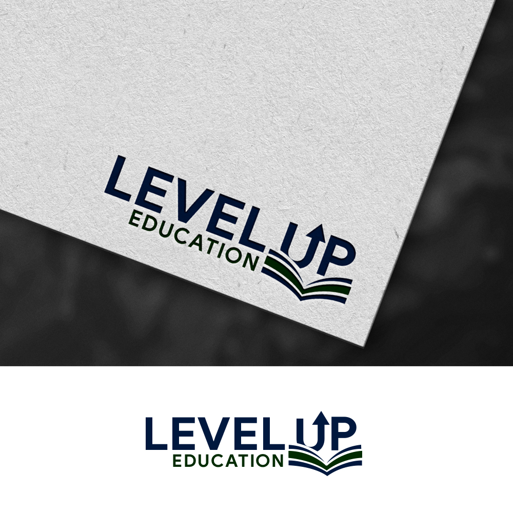 Upmarket, Playful, Education Logo Design for Level Up Education by