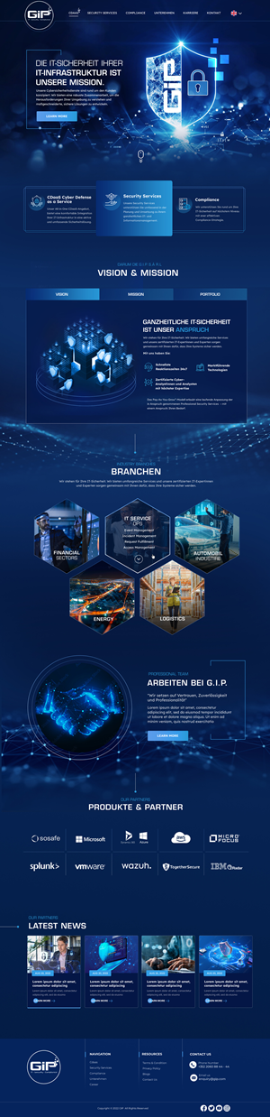 Web Design by Blue Sparrow for G.I.P. S.à r.L. | Design: #29245907