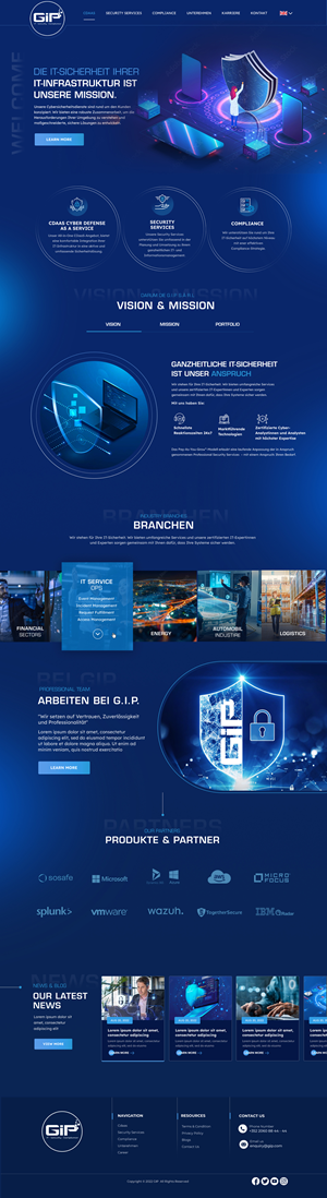Web Design by Blue Sparrow for G.I.P. S.à r.L. | Design: #29245910