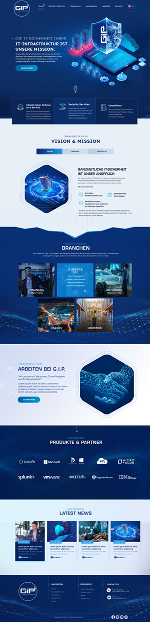Web Design by Blue Sparrow for G.I.P. S.à r.L. | Design: #29247821