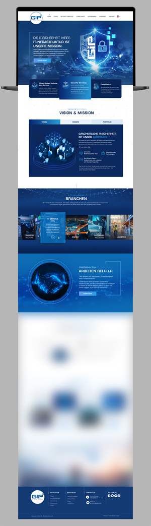 Web Design by Blue Sparrow for G.I.P. S.à r.L. | Design: #29331999