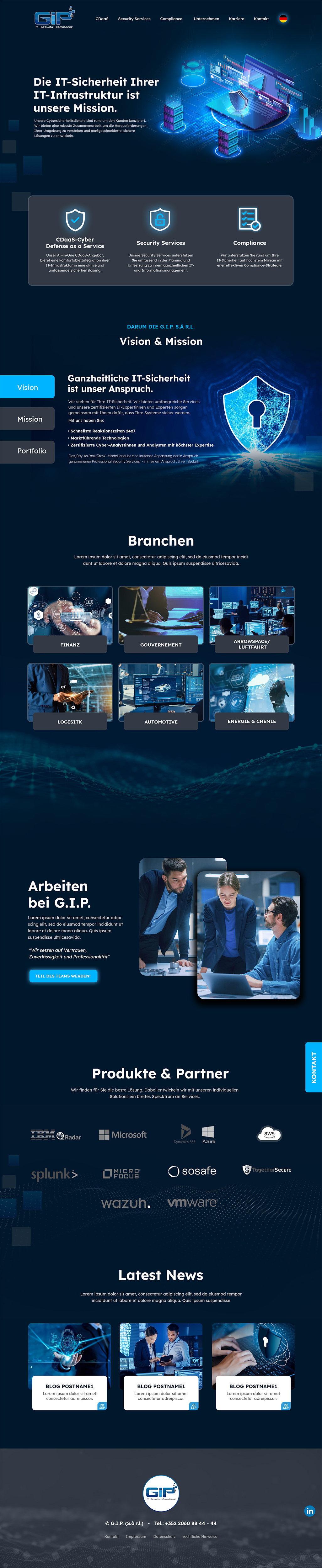 Web Design by MAHABA for G.I.P. S.à r.L. | Design #29235151
