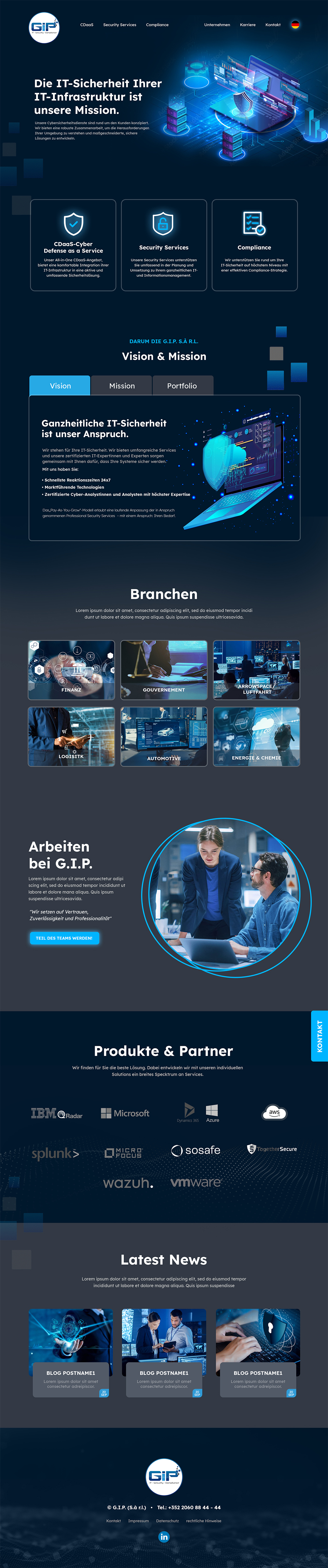 Web Design by MAHABA for G.I.P. S.à r.L. | Design #29235495