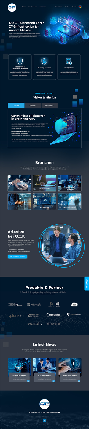 Web Design by MAHABA for G.I.P. S.à r.L. | Design: #29235495