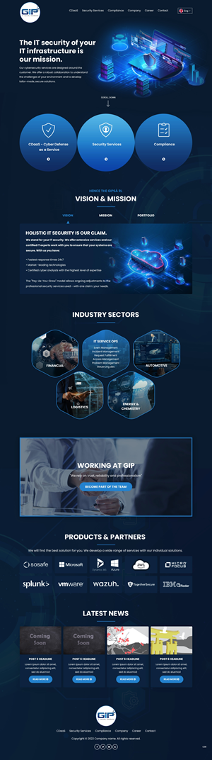 Web Design by pb for G.I.P. S.à r.L. | Design #29233276
