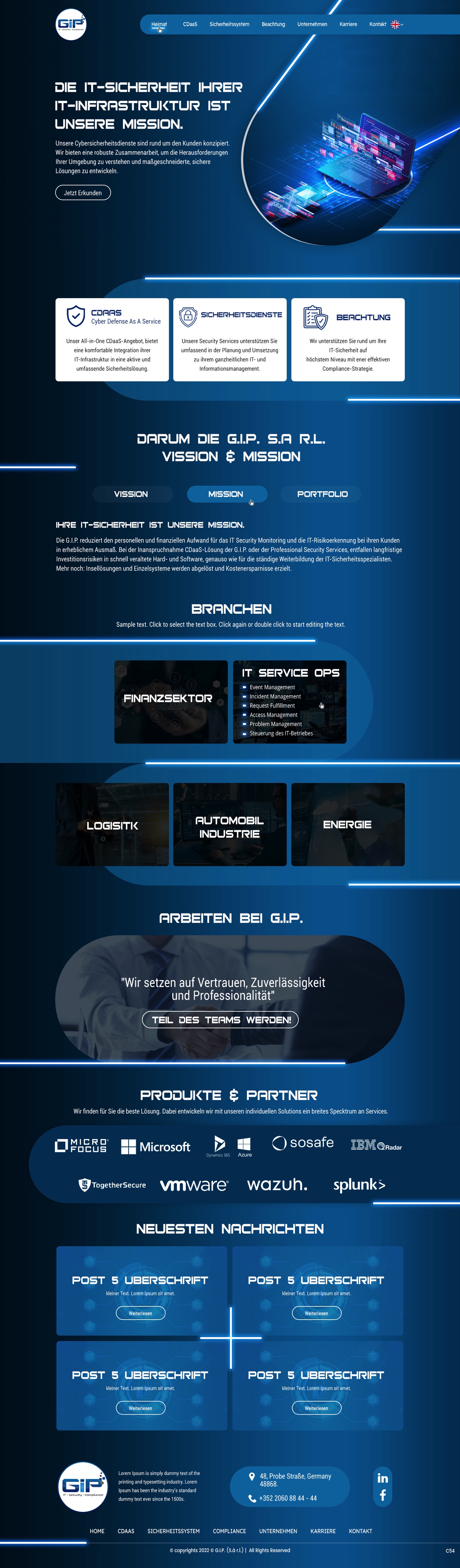 Web Design by pb for G.I.P. S.à r.L. | Design #29233284