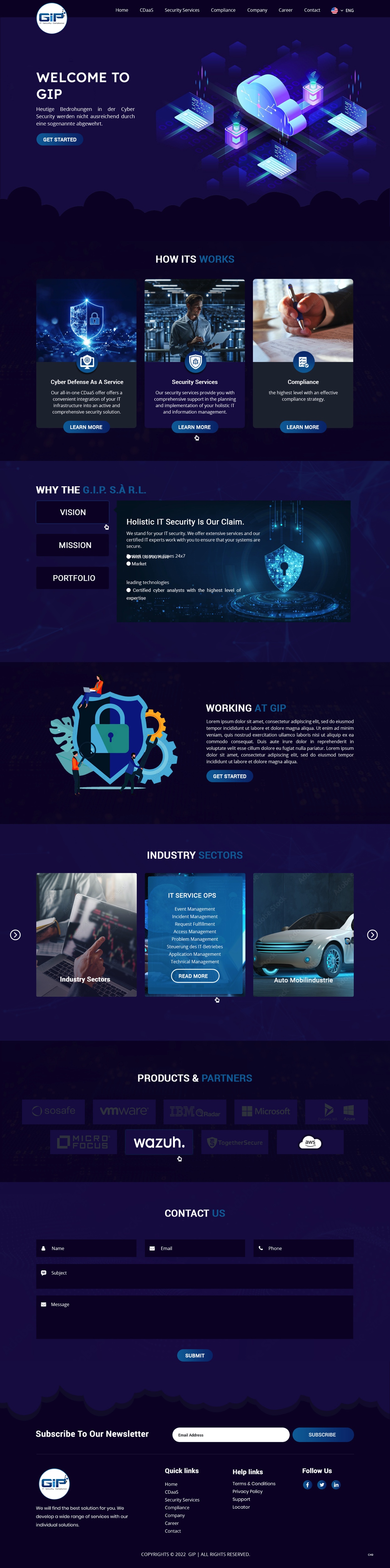 Web Design par pb pour G.I.P. S.à r.L. | Design #29233285