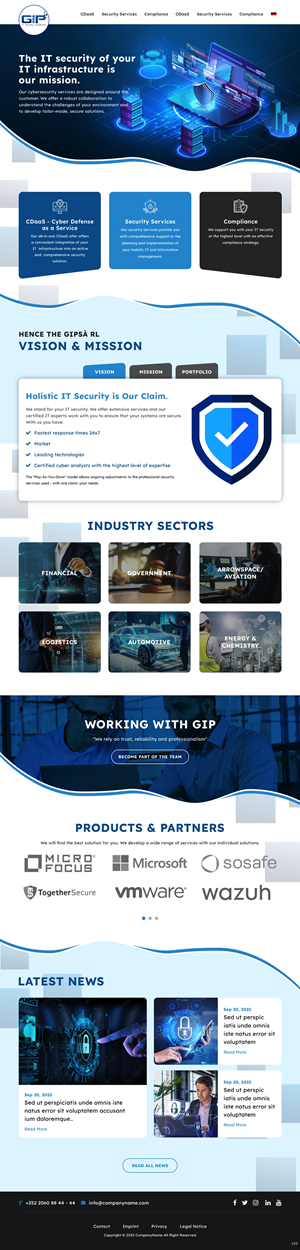 Web Design by pb for G.I.P. S.à r.L. | Design: #29233294