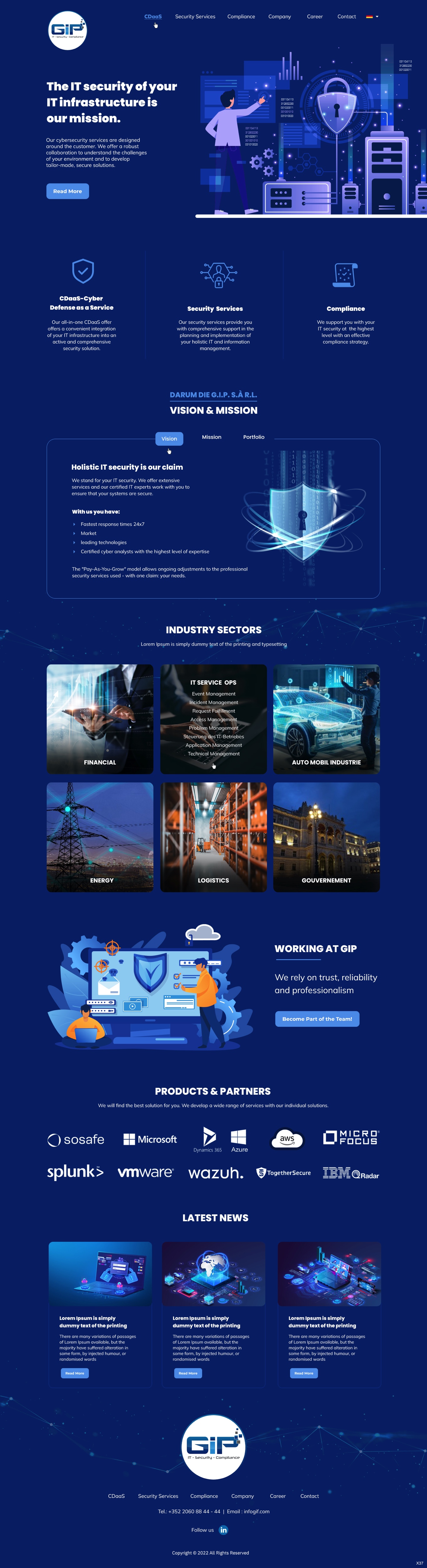 Web Design by pb for G.I.P. S.à r.L. | Design #29233295