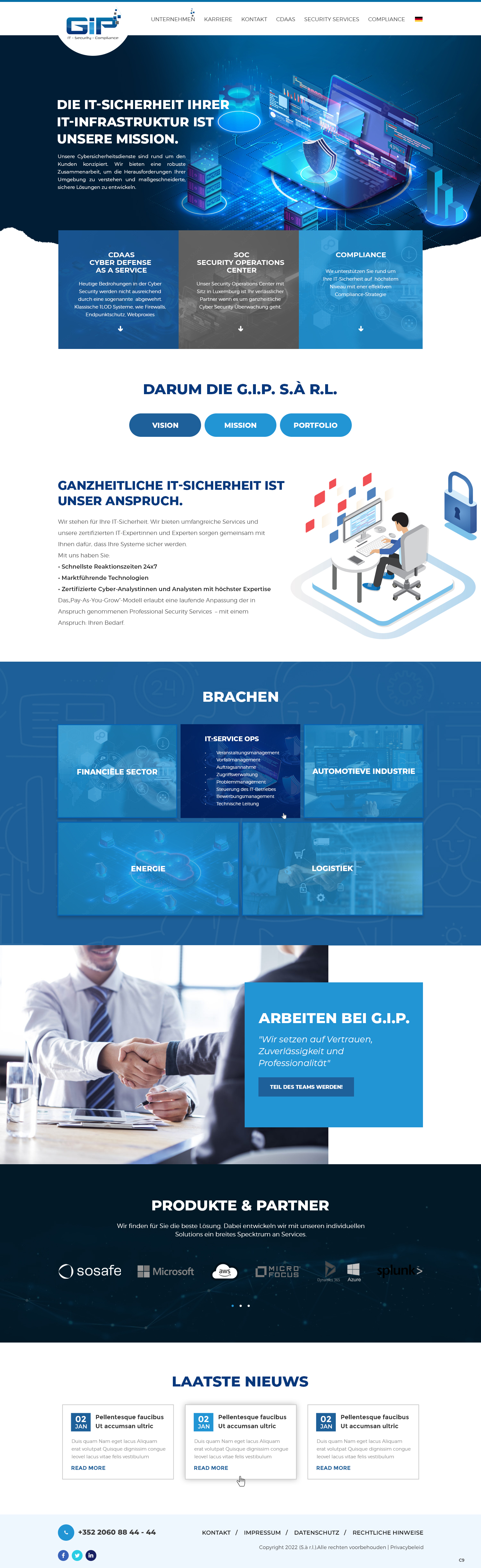 Web Design by pb for G.I.P. S.à r.L. | Design #29239452