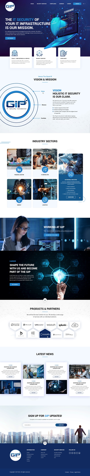 Web Design by pb for G.I.P. S.à r.L. | Design: #29245721