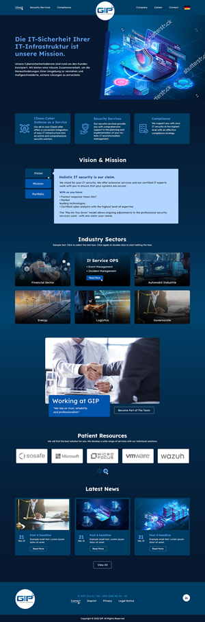 Web Design by Ved Web Services for G.I.P. S.à r.L. | Design: #29239025