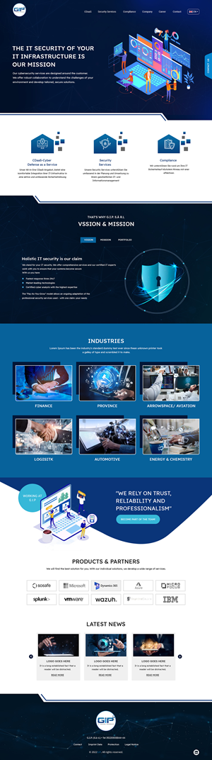 Web Design by sai.designer87 for G.I.P. S.à r.L. | Design: #29245882