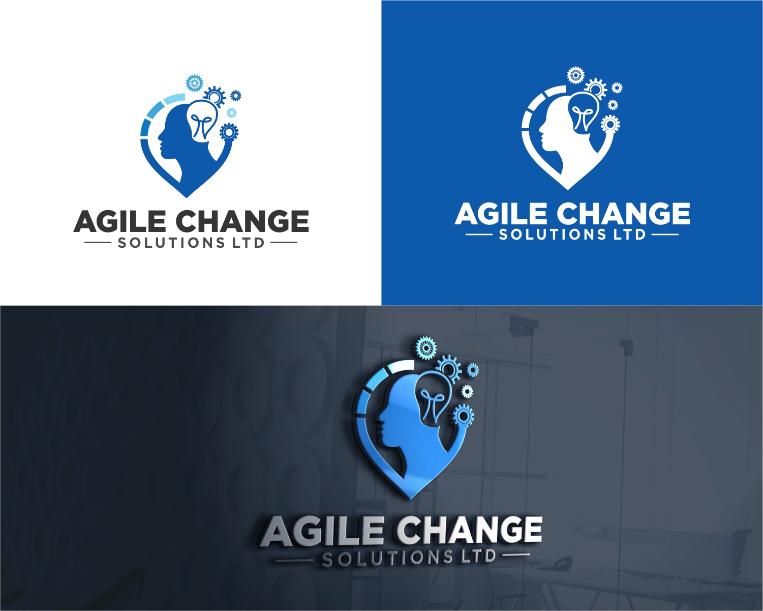 Logo Design by Rusmin Gustamin for Agile Change Solutions Ltd | Design #29228329